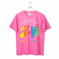 ZW 팀단체복 헬스 댄스복 순면 상의 티셔츠 반팔 남녀 운동복 반티 줌바의상 빅사이즈