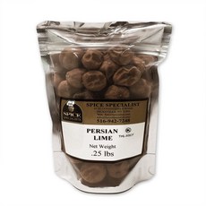Dried Persian Limes/Limu Omani by Spice Specialist - in a plastic Bag (4oz) null, 1개