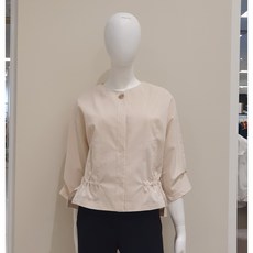 [조이너스 ] 여성 여름 상품 @@ 재킷 여름 재킷 24년 신상품 노카라 스트링 포인트 재킷 JAEU4WJK0220