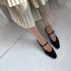 데일리 각진코 민자 메리제인 구두 AUG16:/ + YG71A9DB, 1Ea, 화이트-250