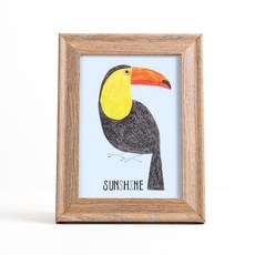 우드프레임탁상용사진액자5x7