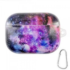uCOLOR Case for AirPods Pro 2019 Galaxy Stars Nebula Full Protective Silicone Sh
