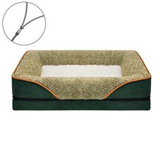 겨울 견 소파 침대 강아지 세척 매트 지퍼 개집 소형견용 베스트, 1개, D.50x40x9(cm)UpTo5KG