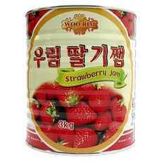 푸드올마켓_ 우림 딸기쨈 3kg, 1개