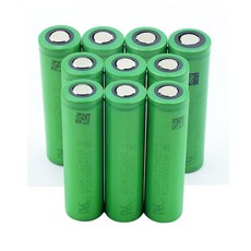 1/2/4/6/8/10 Pieces 3.6 V 볼트 녹색 평면 18650 리튬 이온 리튬 배터리 높은 드레인 2100mAh US18650VTC4 VTC4 18650 Batetr, 1개, 3.6 볼트, 8 pcs