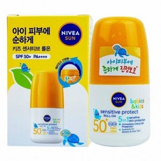 니베아 센서티브 키즈 롤온 썬크림 순한 선크림 베이비선크림, 단품, 단품, 1개