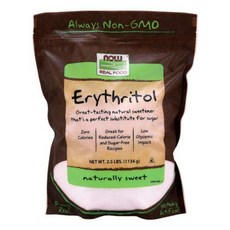 Now Foods Pure Erythritol Powder 2.5 lbs (Pack of 4) Now Foods 퓨어 에리스리톨 파우더 1134g (4 개입), 4개