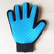 애견브러쉬 반려동물 털 그루밍 키트 개 고양이 토끼 양면 브러시 목욕 청소 장갑 탈모, [03] Sky Blue Right, 1개