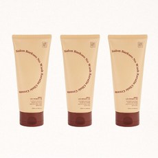 살롱백서 노워시 트리트먼트 동백오일 케라틴 함유 윤기나는 헤어 클리닉 크림 Keratin Containing Shiny Hair Clinic Cream, 3개, 200ml