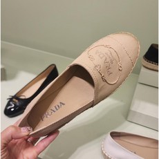 PRADA 프라다 클래식 로고 여성 에스파듀 슬립온 1S619I