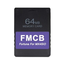 무료 McBoot v1.870 및 Fortuna 카드 PS2 MX4SIO SIO2SD opl과 호환 가능 슬림팻 콘솔 용 SD 카드 어댑터 설치, 1개, 10) V1.966 64-A