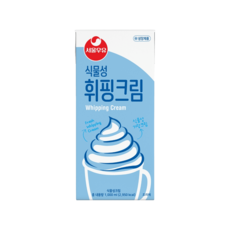서울우유 식물성휘핑크림 1000ML 가당, 1개, 1L