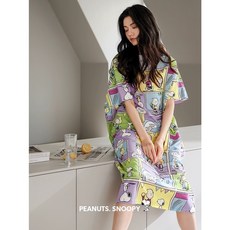 냉감원피스 시원한 쿨 편한 냉장고 여성용 파자마