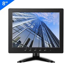 산업용 모니터 ZHIXIANDA 8 인치 1024 768 BNC HDMI AV VGA USB 입력 자동차 CCTV DVR 현미경