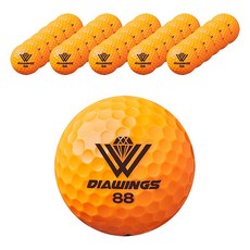 다이아윙스x5 다이아윙스 고반발 비거리 전용 장타 골프공 2피스 42.7mm M5 오렌지 20개 1개입