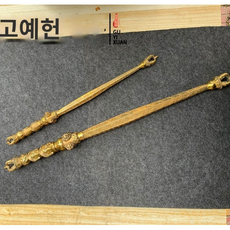 티벳 밀교 금강승 황동 금강검 금강곤 바즈라 49cm, one size, one color