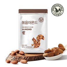 [산과들에] 2023 햇 볶음 아몬드500gx2봉 / 견과 견과류, 2개, 상세 설명 참조