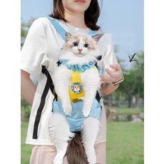 [껌딱지 필수템] 강아지슬링백 강아지앞가방 이동장, 6. 빨강하양, S 6kg 24cm