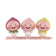 반다이 [카카오프렌즈] 어피치 3종 세트 (리틀 딸기 레인코트)