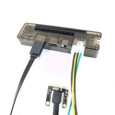 [해외] EXP GDC BEAST 노트북 용 MINI PCIEM.2 NGFF 용 외부 독립 그래픽 카드 비디오 카드 독 노트북 용 전원 없음, Mini PCIe version
