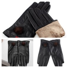 털안감가죽장갑