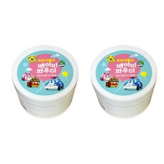약하고 민감한 아기피부엔 토닥 로보카폴리 베이비파우더 100ml 2개