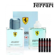 ★[페라리] 라이트 에센스 EDT 본품 75ml + 라이트 에센스 증정 75ml (+스틱5종 증정), 본품75ml+증정75ml+스틱5개
