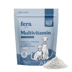 페라펫 멀티비타민 강아지 고양이 산양유 초유 유산균 분말 60서빙