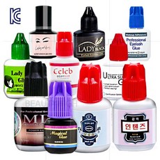 뷰티하이 속눈썹연장글루 모음(13종택) KC인증글루 속눈썹재료, 1개, 11_레이디블랙 글루10g