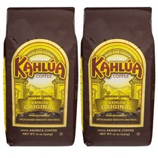 Kahlua Original Ground Coffee 깔루아 오리지널 논알코올 그라운드 원두 커피 12oz 340g 2팩