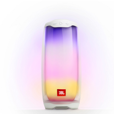 JBL PULSE 4 Bluetooth 스피커 USB C 충전 / IPX7 방수 멀티 컬러 LED 탑재 휴대용 화이트 JBLPULSE4W