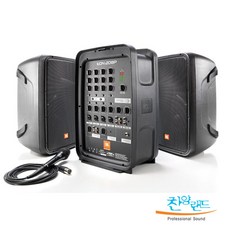 [찬양랜드] 재고보유/ JBL EON 208P 파워드 포터블 PA 시스템 스피커+8채널 믹서+AKG 마이크+마이크 케이블, EON 208P/14