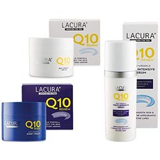 Kleem Organics 오일세럼 히알루론산 항산화 재생 미백 비타민세럼 라 쿠라 Q10 리뉴 모이스춰 라이징 페이스 크림 나이트 플러스 데이 50 밀리리터 알디 라 쿠라 리뉴 Q10 멀티 인텐시브 세럼 50 밀리리터 리터-40772, 단일옵션, 단일옵션