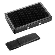 Honeycomb Honey Comb 그리드 필터 플래시 디퓨저 NI-KON CA-NON 카메라를위한 소프트 박스 상단 플래시 조명 액세서리, 1개