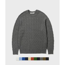 INTEMPOMOOD 스탠다드 래글런 케이블 니트 : 11컬러 Standard Raglan Cable Knit