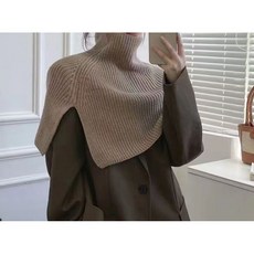이라노우크 세련되고 따뜻한 어깨 숄 케이프 머플러
