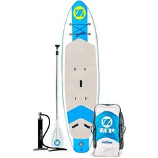 ZUP Boomer iSup 모든 연령층을 PaddleMore SUP 보드 시트 콤보 호수 강용 패들보드 파란색 흰색 649404 - zup