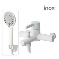 [INOX]아이녹스 무광스텐 샤워욕조수전 JT-A600(WH) 화이트, 1개