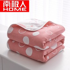 【두 가지 할인] 남극인 가방 순면 6층 가제 타월은 솜 타월에 이불 여름철 아동 만화 여름철 얇은 에어컨 이불 이불 이불 뚜껑 뚜껑 통잠 담요 탄자 풍선가루 150*200cm 면 전체 싱글