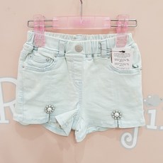 로엠걸즈 보석테이프포인트데님반바지