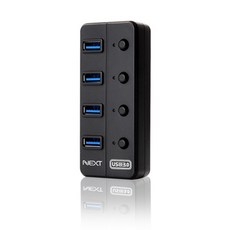 NEXT 704U3 USB 3.0 4포트 유전원 USB허브, 단일색상