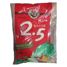 CJ백설 바이오핵산2.5 발효조미료 1kg, 1개