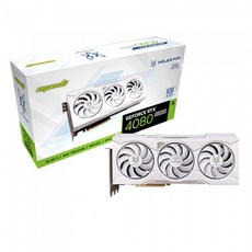 MANLi MANLi RTX 4080 SUPER Polar Fox D6X 16GB White 인텍앤컴퍼니