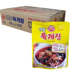 오뚜기옛날 육개장, 300g, 18개 300g, 18개입