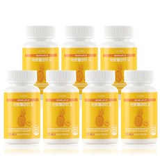 퓨잇 브로멜라인 업 600mg, 60정, 7개