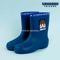 비손 샌드박스 도티 타이포 장화-네이비