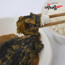 (국내제조 수제반찬)여우마을 된장깻잎 깻잎무침, 1개, 1kg
