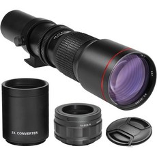 고출력 500mm/1000mm f/8 캐논 EOS R R3 R5 R6 R7 R8 R50 R100 RP 미러리스 카메라용 수동 망원 렌즈