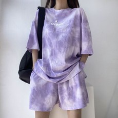 여성반팔상하세트