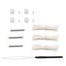 27pcs/set rvs 주름 그늘 수리 키트의 날 밤 창 쉐이드 상환 키트, 하얀색, 1개